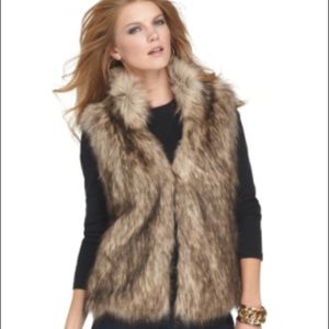 Michael Kors Faux Fur Vest